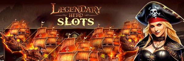 Legendary Hero Slots - Casino Background