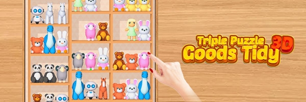 Goods Tidy 3D: Triple Puzzle Background