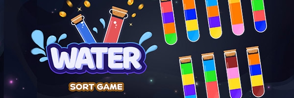 Color Water Sort Puzzle Games Background